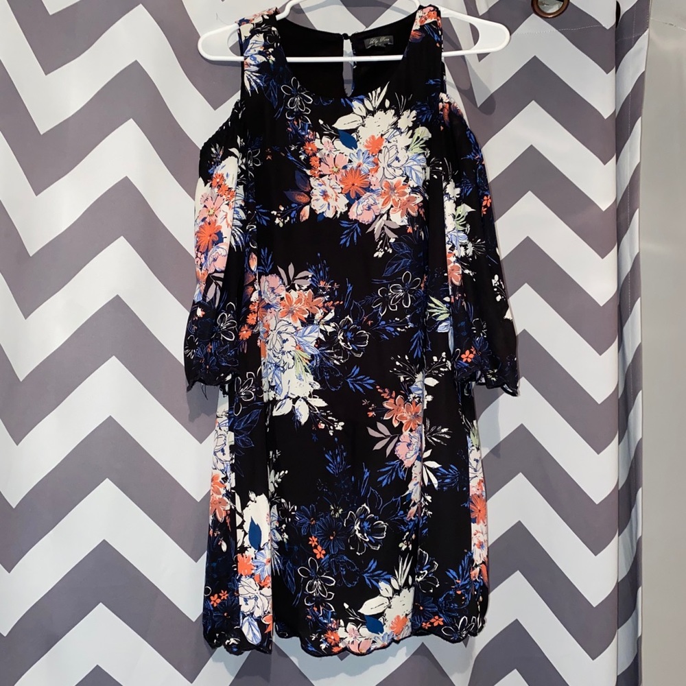 Lily Rose open shoulder dress